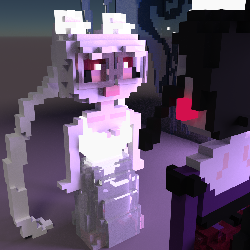 love at first sight voxel art
