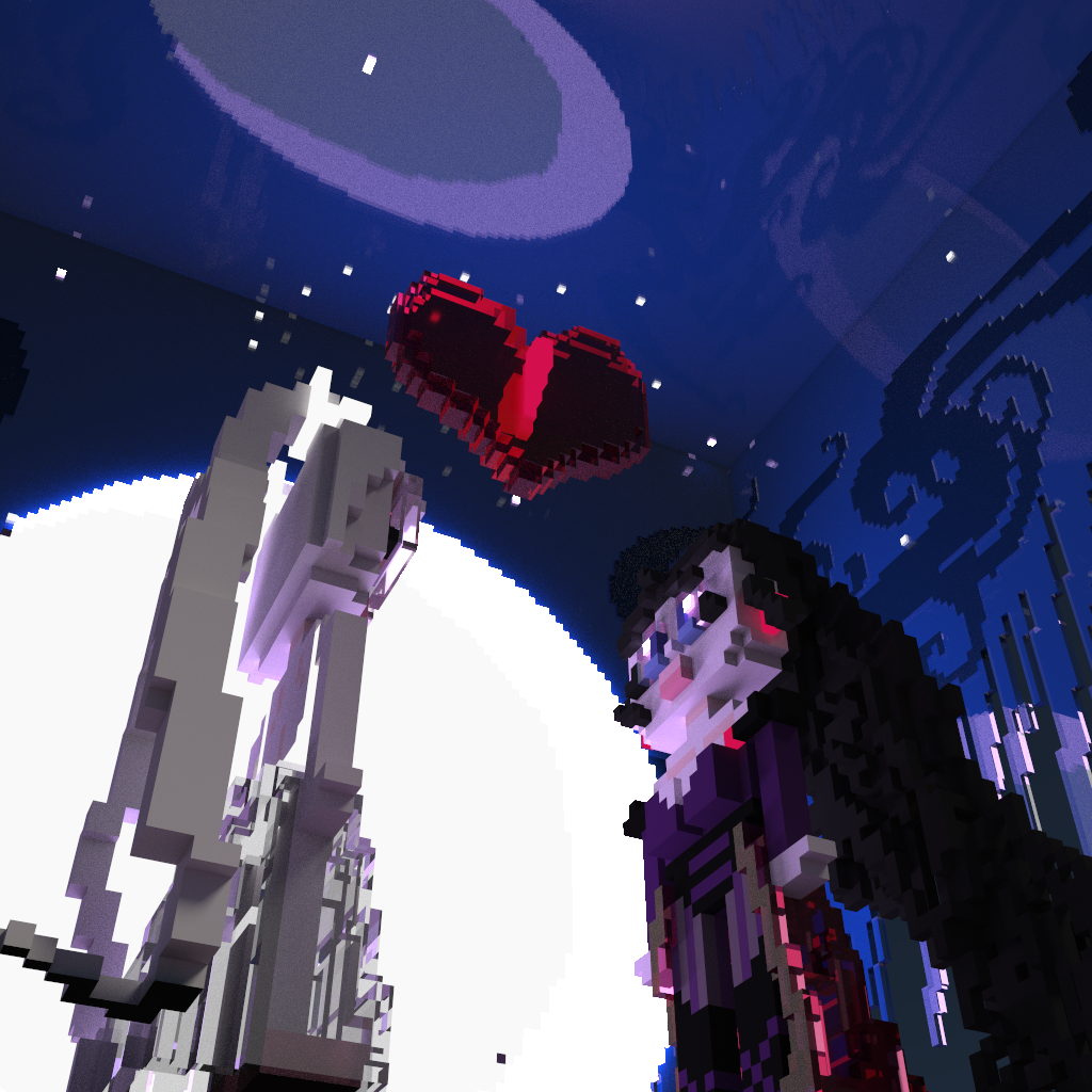 love at first sight voxel art