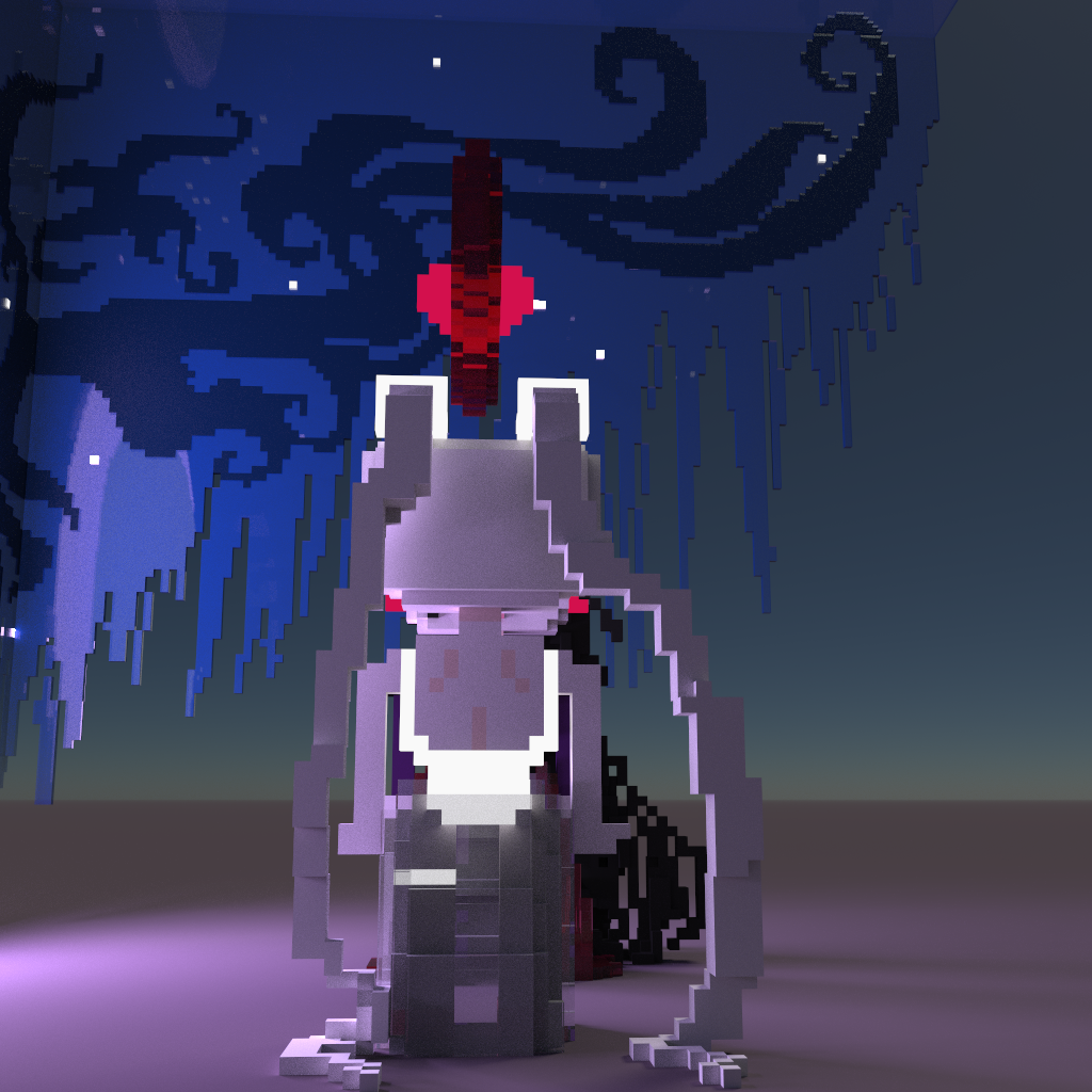 love at first sight voxel art