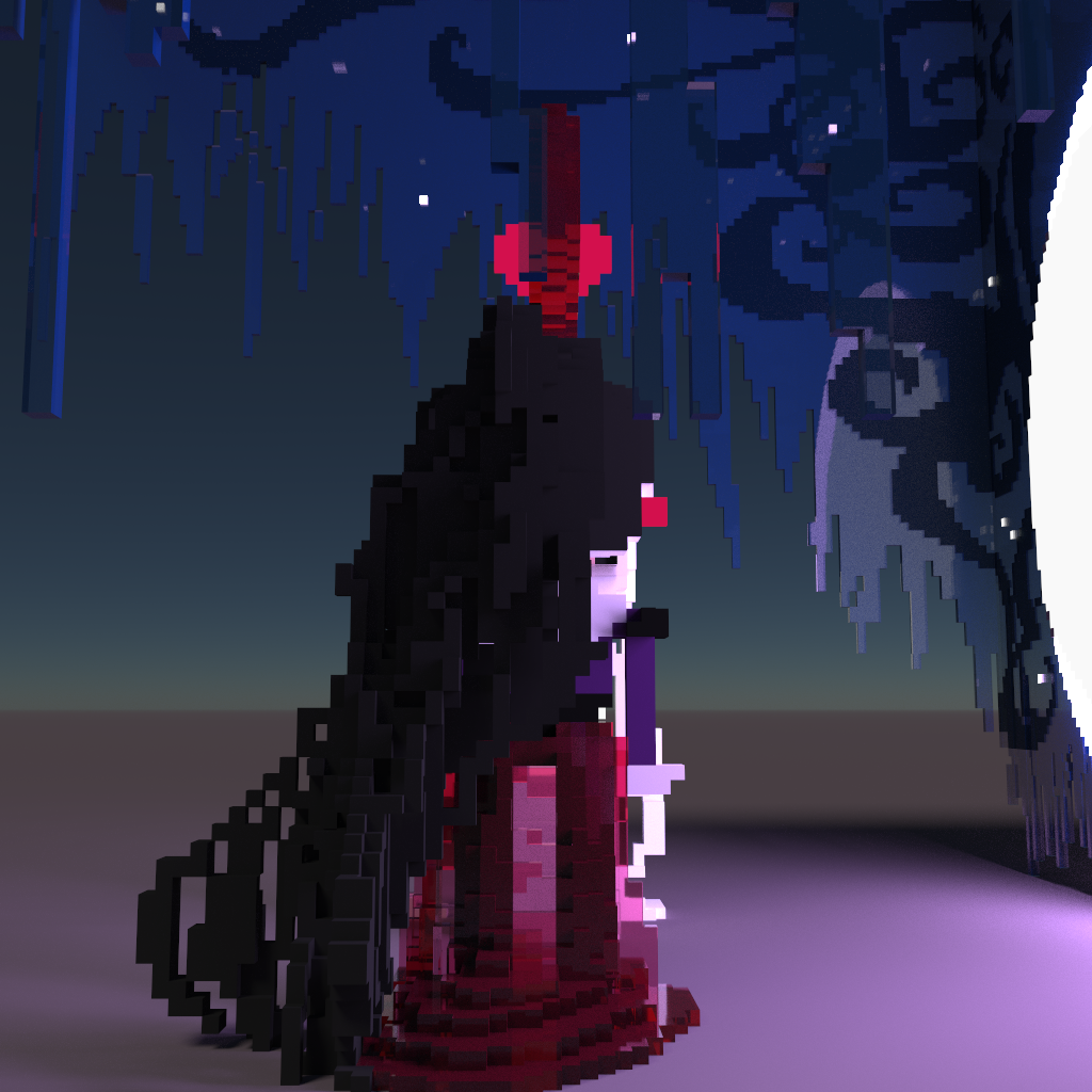 love at first sight voxel art
